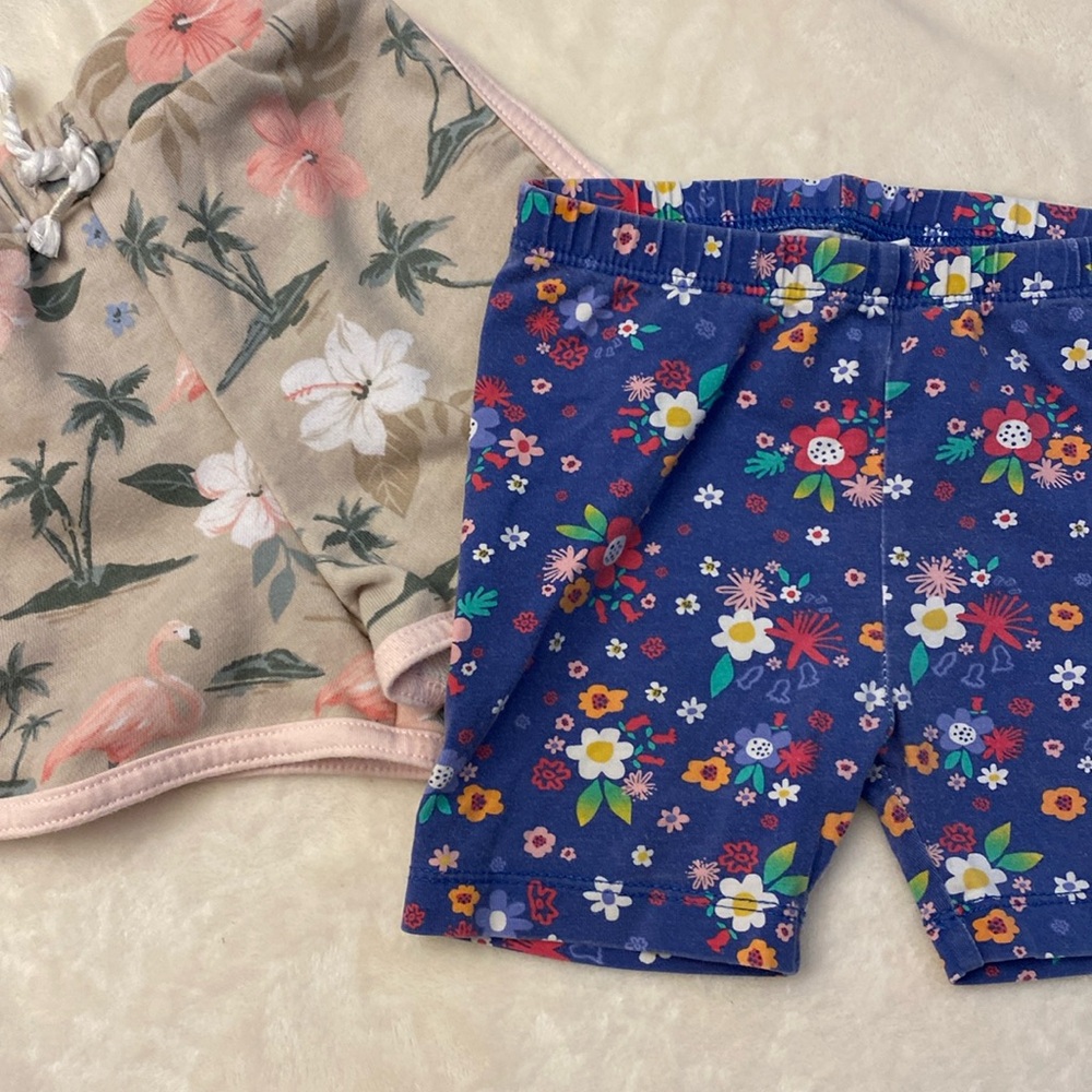 2 comfortable shorts.